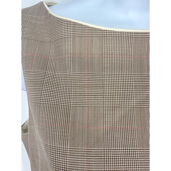 Banana Republic Career Classic Plaid Basic Dress Size 6 - Picture 3 of 7